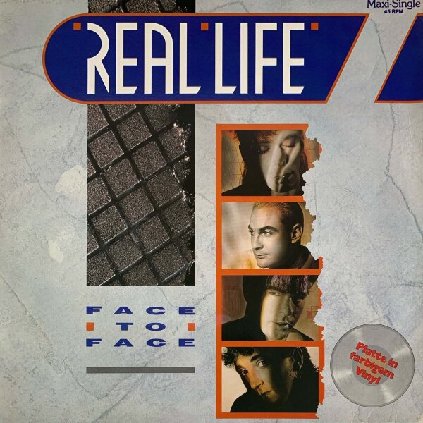 Real Life - Face To Face [LP] | Curb Records - INT 127.716 | Germany, 1985 | EX/VG