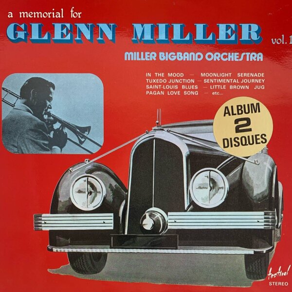Miller BigBand Orchestra - A Memorial For Glenn Miller Vol.1 [LP] | Disques Festival - ALBUM 149 | France | NM/NM