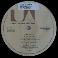 Gerry Rafferty  - City To City [LP] | United Artists Records  - 5C 062-60395 | Netherlands, 1978 | NM/EX