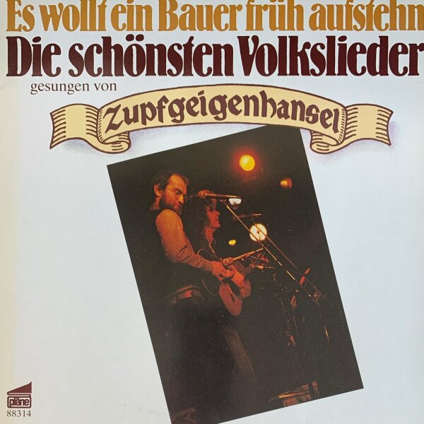 Zupfgeigenhansel - Es Wollt Ein Bauer Früh Aufstehn (Die Schönsten Volkslieder) [LP] | pläne - 88314 | Germany | NM/EX