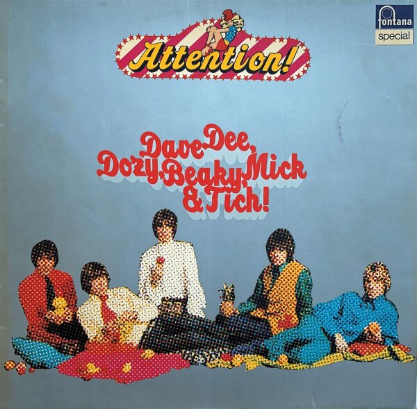 Dave Dee, Dozy, Beaky, Mick & Tich - Attention! Dave Dee, Dozy, Beaky, Mick & Tich [LP] | Fontana - 6438 058 | Germany, 1973 | NM/EX