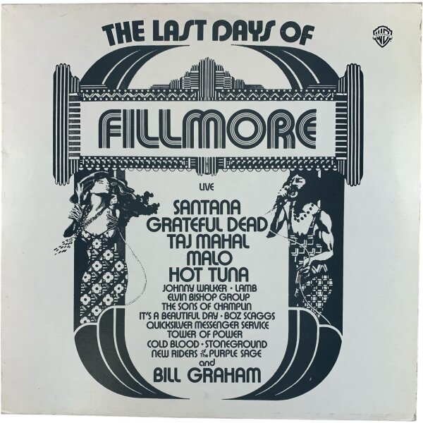 Various - The Last Days Of Fillmore [LP] | WB Records - WB 66 013 | Germany, 1970s | EX/VG