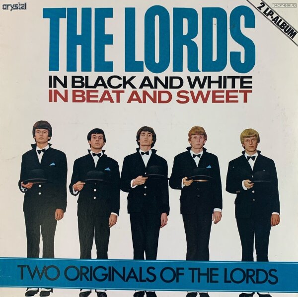 The Lords - Two Originals of The Lords - In Black And White In Beat And Sweet / 2 - Shakin All Over [LP] | Crystal - 134 CRY 45 091/92 | Germany, 1976 | EX/EX