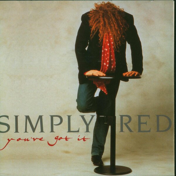 Simply Red - Youve Got It / Holding Back The Years (Live Acoustic Version) [7 Vinyl Single] | WEA | Promo Exemplar mit Info-Beilage für Journalisten | NM/EX