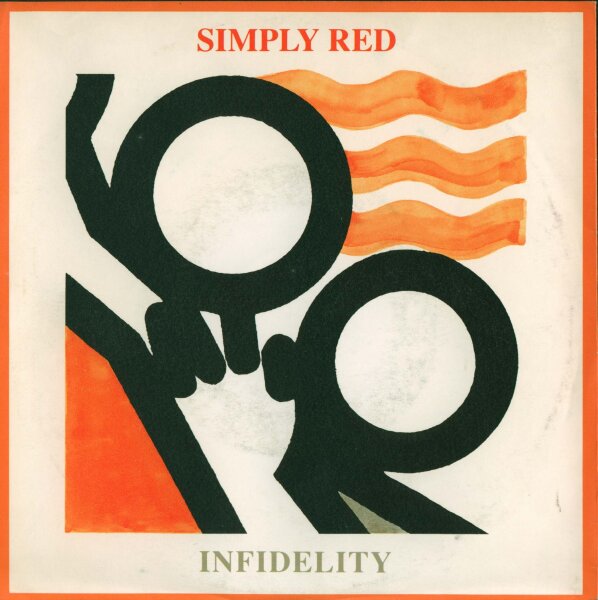 Simply Red - Infidelity / Lady Godvias Room [7 Vinyl Single] | WEA | Promo Exemplar mit Info-Beilage | NM/EX