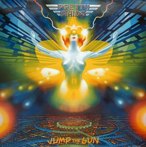 Pretty Maids - Jump The Gun [LP] | CBS - 466365 1 | Scandinavia, 1990 | EX/EX