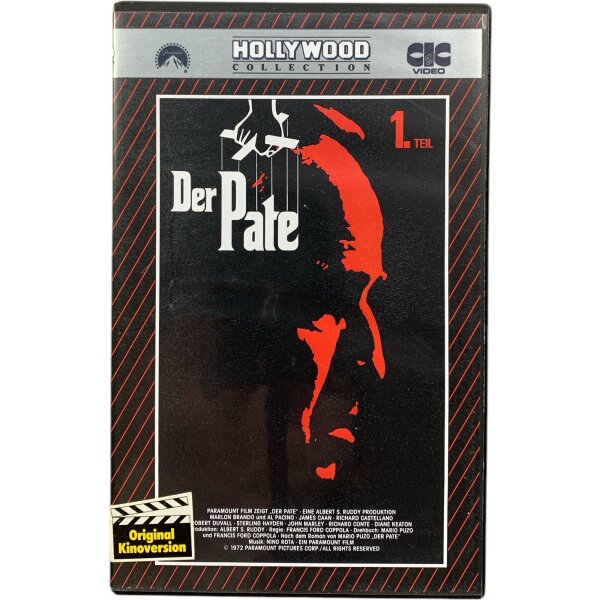 Der Pate Teil 1 [VHS] Gebraucht - Sehr Gut