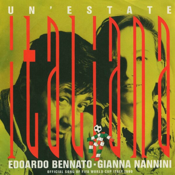 Edoardo Bennato & Gianna Nannini - Unestate Italiana (Vocal + Karaoke) [7 Vinyl Single] | Virgin | VG/EX