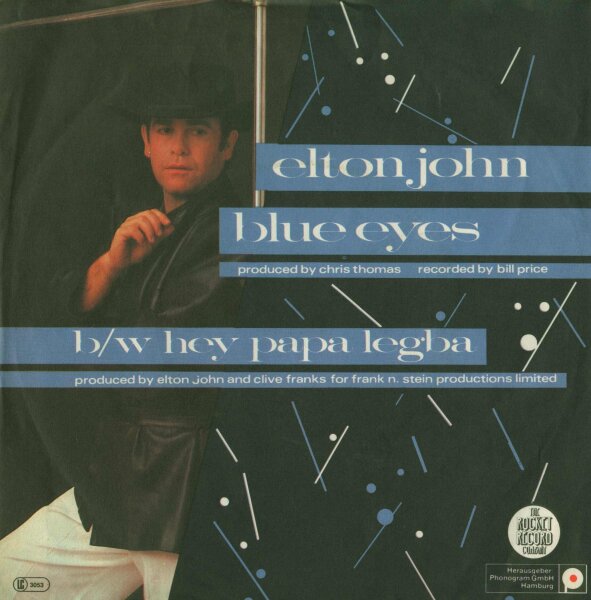 Elton John - Blue Eyes / Hey Papa Legba [7 Vinyl Single] | Rocket Recordings | VG+/EX