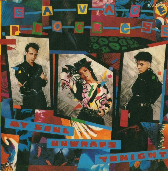 Savage Progress - My Soul Unwraps Tonight / Tin Man [7 Vinyl Single] | Virgin | EX/EX
