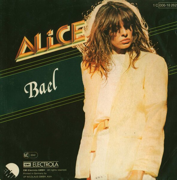 Alice - Bael / Per Elisa [7 Vinyl Single] | Electrola | VG/VG