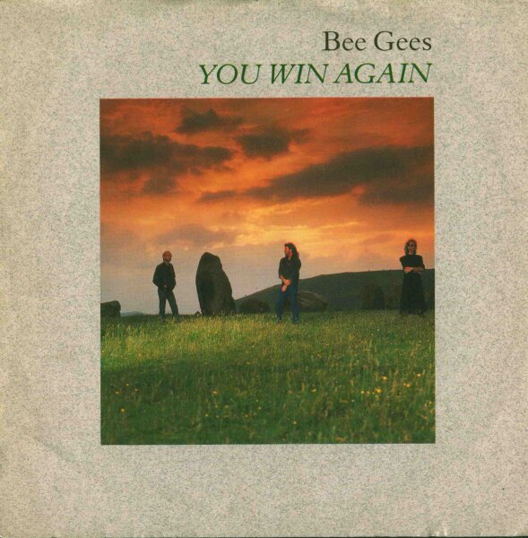 Bee Gees - You Win Again / Backtafunk [7 Vinyl Single] | Warner Bros. Records | Ohne Originalhülle | VG+/VG