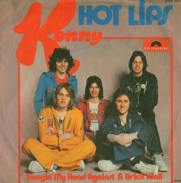 Kenny - Hot Lips / Bangin My head Against A Brick Wall [7 Vinyl Single] | Polydor | VG/VG