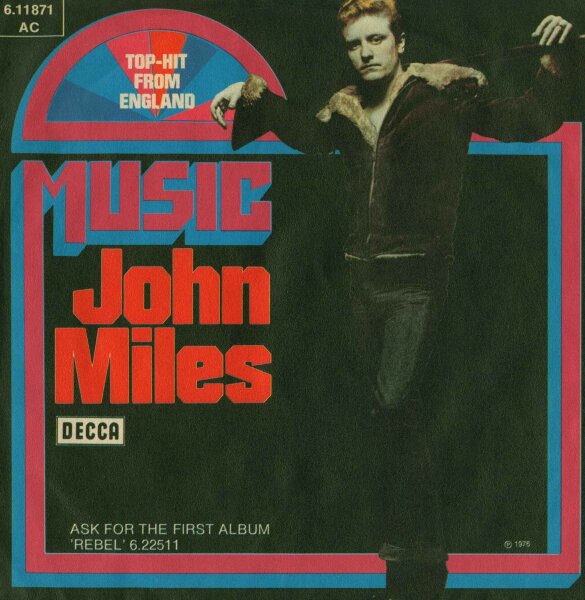 John Miles - Music / Putting My New Song Together [7 Vinyl Single] | WEA | Germany, 1976 | VG/VG