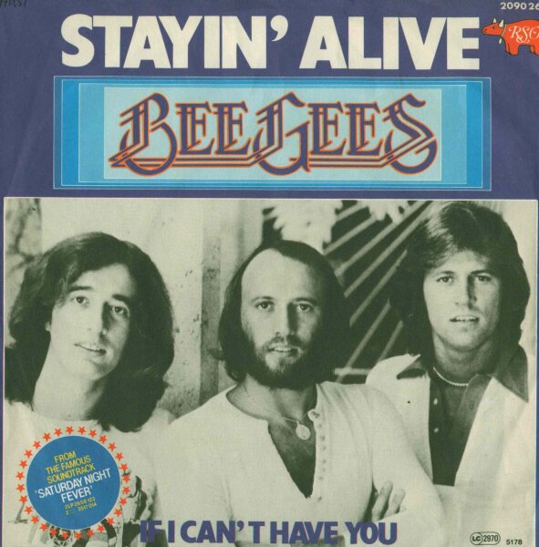 Bee Gees - Stayin Alive / If I Cant Have You [7 Vinyl Single] | RSO | NM/VG+