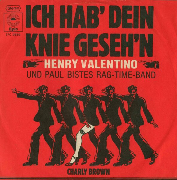 Henry Valentino - Ich Hab Dein Knie Gesehn / Charly Brown [7 Vinyl Single] | Epic | VG/VG