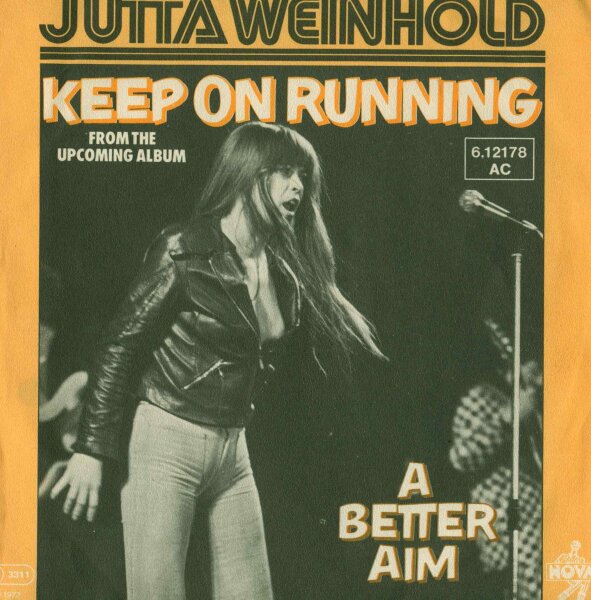 Jutta Weinhold - Keep On Running / A Better Aim [7 Vinyl Single] | Nova | EX/EX