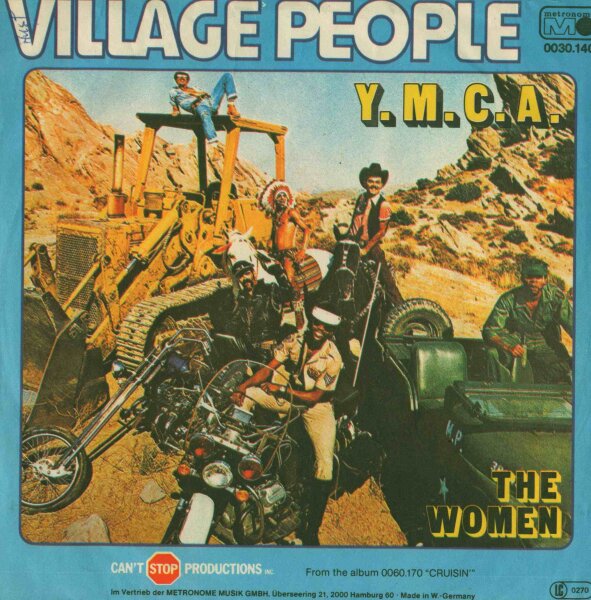 Village People - Y.M.C.A. / The Woman [7 Vinyl Single] | Metronome | VG+/VG+