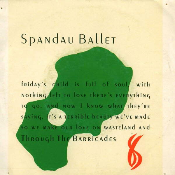 Spandau Ballet - Through The Barricades [7 Vinyl Single] | CBS | VG/VG+