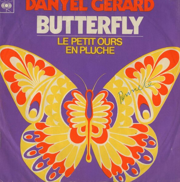 Danyel Gerard - Butterfly / Le petit ours en pluche [7 Single] | CBS - 5420 | Germany | VG+/VG