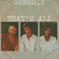 Genisis - Thass All [7 Vinyl Single] | Vertigo | VG+/VG