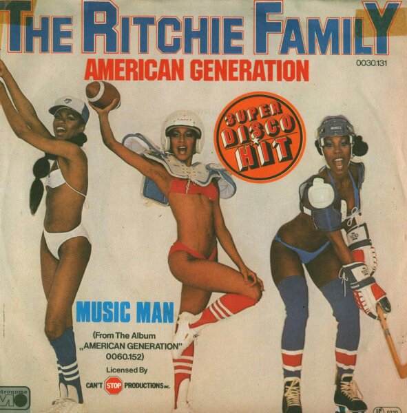 The Ritchie Family - American Generation / Music Man [7 Vinyl Single] | Metronome | NM/VG