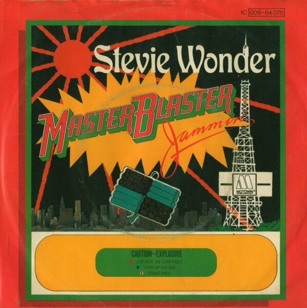 Stevie Wonder - Master Blaster (Jammin + Dub) [7 Vinyl Single] | Motown | VG/VG