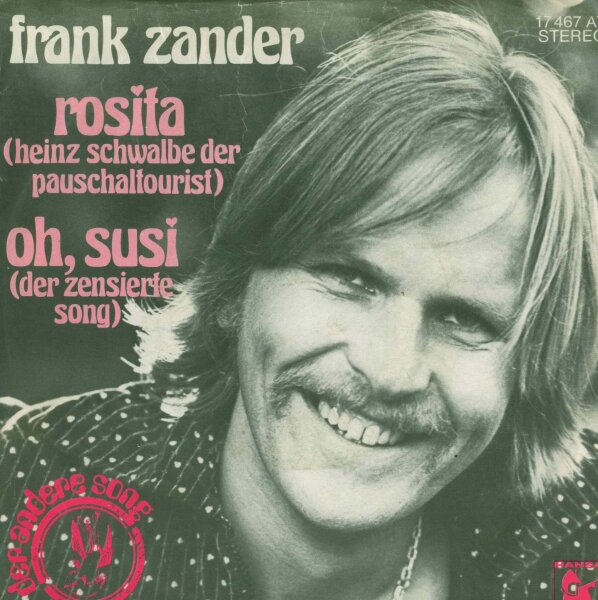Frank Zander - Rosita / Oh, Susi [7 Vinyl Single] | Hansa | VG/VG