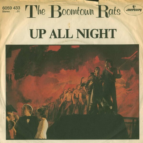 The Boomtown Rats - Up All Night / Elephants Graveyard [7 Vinyl Single] | Mercury | VG/VG