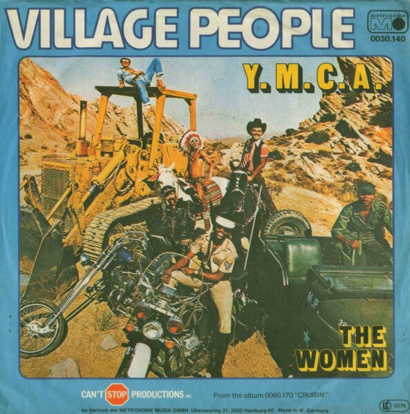 Village People - Y.M.C.A. / The Woman [7 Vinyl Single] | Metronome | Germany, 1978 | EX/VG+