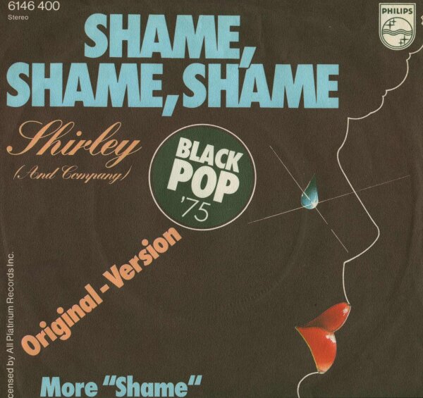 Shirley - Shame, Shame, Shame / More Shame [7 Vinyl Single] | Philips | NM/VG+