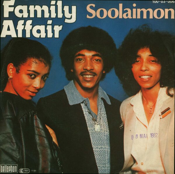 FamilyAffair - Soolaimon / Nightlife [7 Vinyl Single] | Bellaphon | VG+/VG
