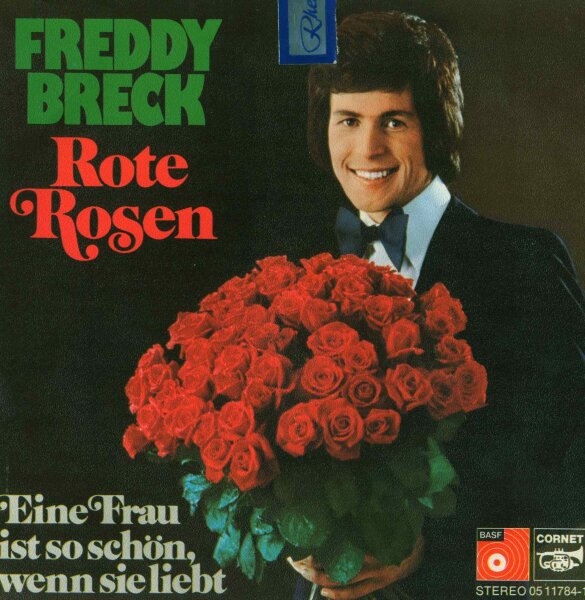 Freddy Breck - Rote Rosen / Eine Frau ist so schön, wenn sie liebt [7 Vinyl Single] | BASF | VG+/VG+