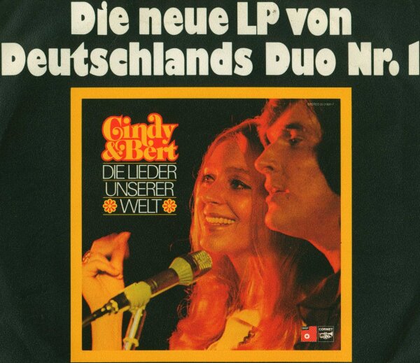 Cindy & Bert - Spaniens Gitarren / Ay, Ay, Chiquita [7 Single] | Cornet - 06 11993-3 | VG/VG