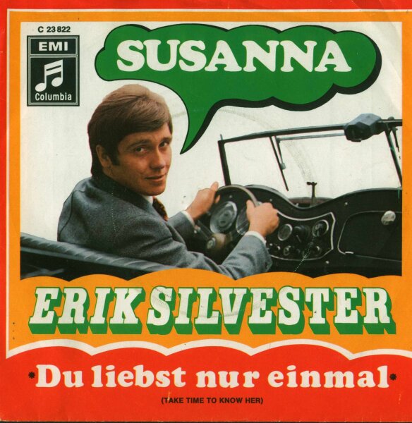 Erik Silverstein - Susanna / Du Liebst nur einmal [7 Vinyl Single] | EMI | VG+/VG