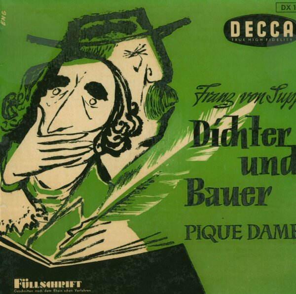 Franz von Suppé - Dichter und Bauer / Pique Dame, Ouvertüre [7 Vinyl Single] | Decca | G/VG+