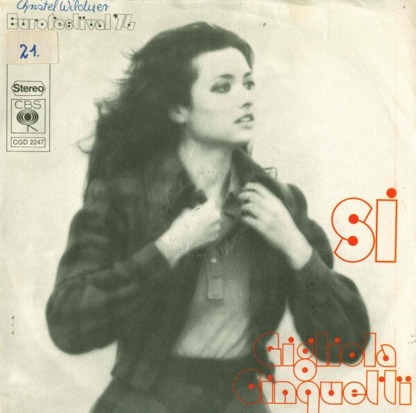 Gigliola Cinquetti - Si / Il Pappagailo Verde [7 Vinyl Single] | CBS | VG-/VG