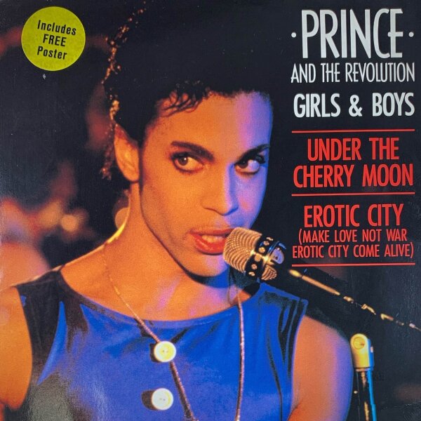 Prince And The Revolution - Girls & Boys / Under The Cherry Moon / Erotic City [12 Maxi] | Paisley Park - 920 532-0 | Europe, 1986 | VG/VG+