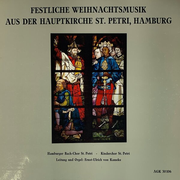 Various - Festliche Weihnachtsmusik aus der Hauptkirche St. Petri, Hamburg [LP] | Bauer Studio - AGK 30 106 | Germany | NM/EX