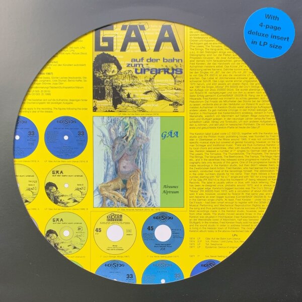 Gäa - Auf Der Bahn Zum Uranus [LP] | Garden Of Delights - PDLP 01 | Germany, 2015 | NM/NM