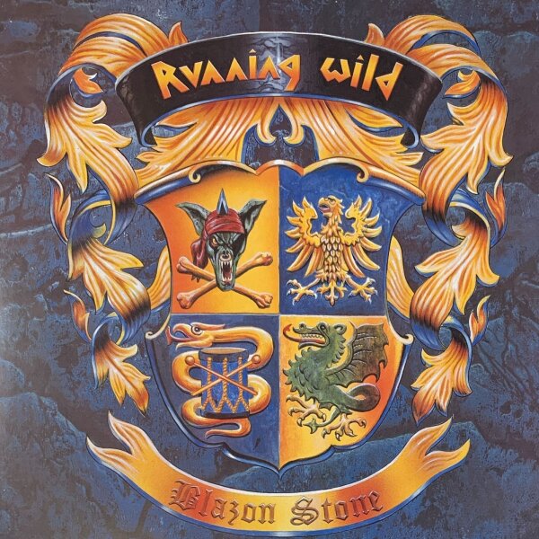 Running Wild - Blazon Stone [LP] | EMI Noise - 1C 064-796280 1 | Germany, 1991 | EX/VG