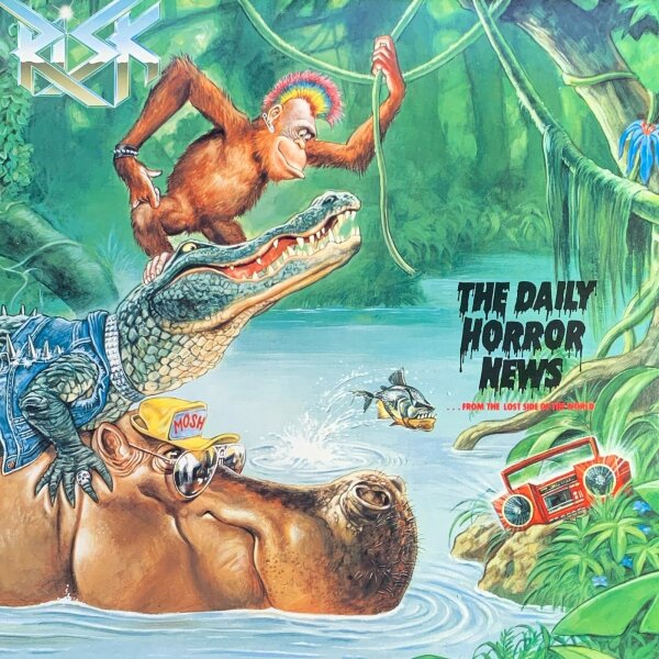 Risk - The Daily Horror News [LP] | SPV Records - 08-7574 | Germany, 1988 | VG/EX