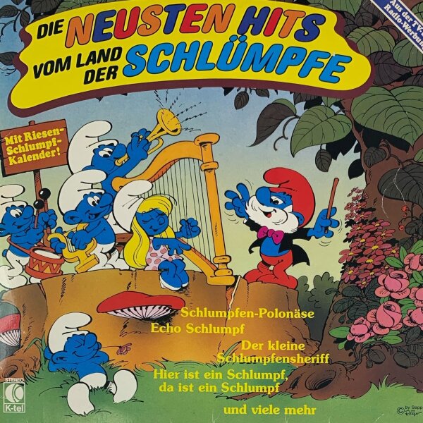 Die Schlümpfe - Die Neusten Hits Vom Land Der Schlümpfe [LP] | K-tel - TG 1409 | Germany, 1982 | VG/VG