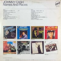 Johnny Cash - Names And Places [LP] | Embassy - EMB 31548...