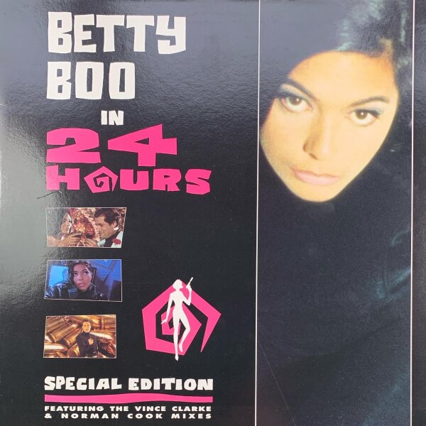 Betty Boo - 24 Hours (The Remixes) [12 Maxi] | Rhythm King - LEFT R45T | UK, 1990 | NM/EX