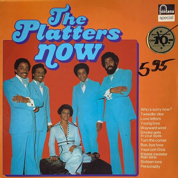 The Platters - Now [LP] | Fontana - 9299 287 | Holland, 1970s | NM/VG