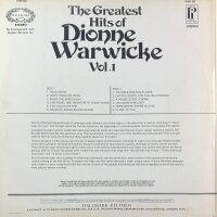 Dionne Warwicke - The Greatest Hits Of Dionne Warwicke...