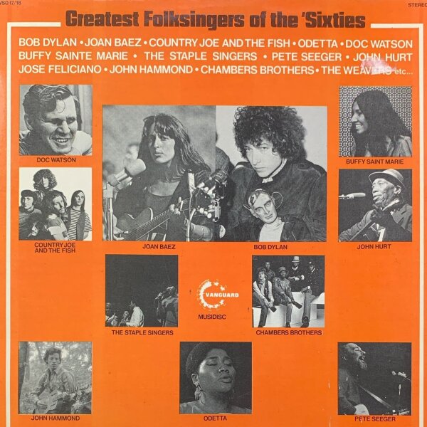 Various - Greatest Folksingers Of The Sixties [LP] | Columbia - VSD 17/18 | France | NM/VG+