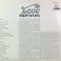 Sarah Vaughan - Love [LP] | Mercury - 77 359 | Germany,...