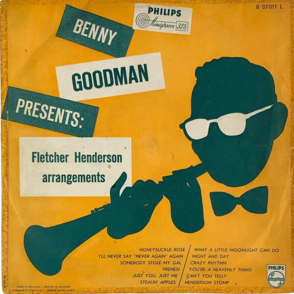 Benny Goodman And His Orchestra - Benny Goodman Presents Fletcher Henderson Arrangements [LP] | Philips - B 07011 L | G/VG-